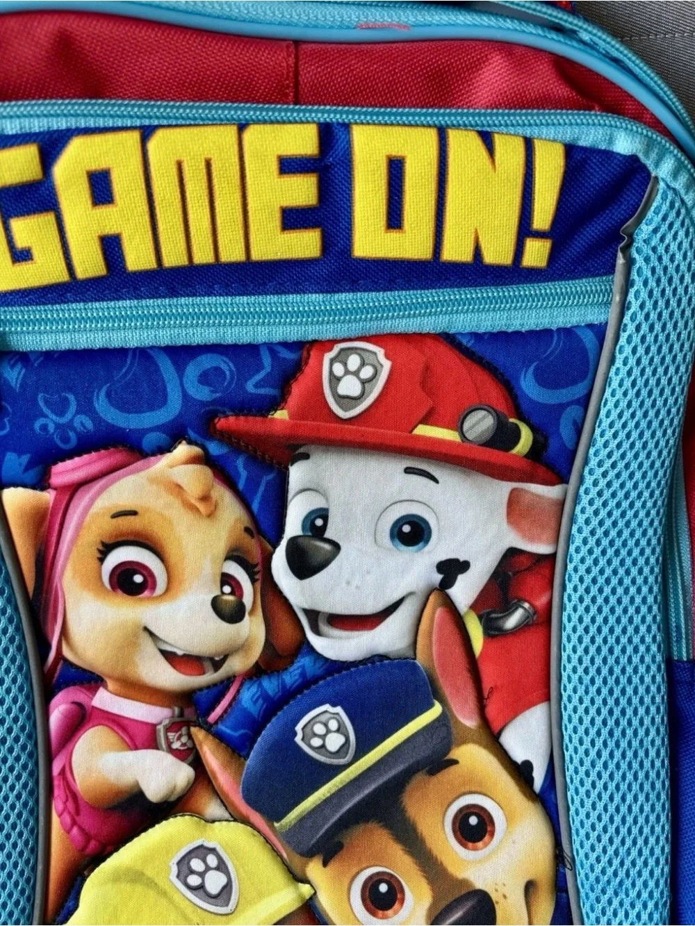 Nickelodeon Paw Patrol Kids Backpack in Blue and Red